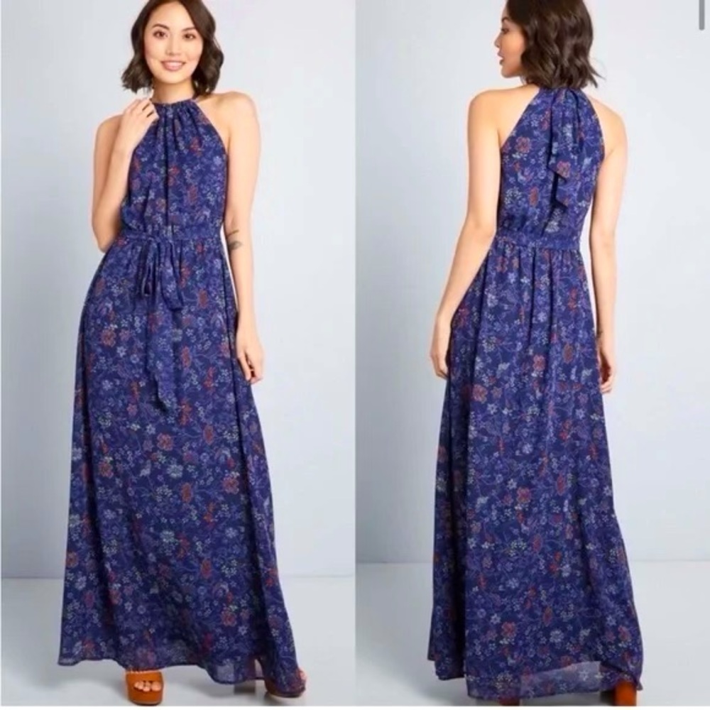 ModCloth Blue Maxi Dress